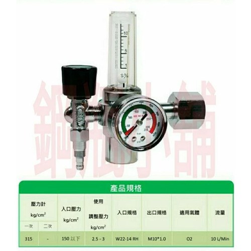 ╭☆°鋼瓶小舖” 2.8L鋁瓶(已灌氧氣02)純氧，水測檢驗合格 ,輕巧型氧氣流量計錶，氧氣鋁瓶背袋