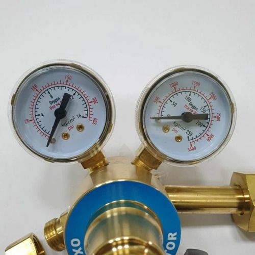 ╭☆°鋼瓶小舖”輕巧型氧氣錶(內牙式)O2錶壓力雙錶式調整器迷你錶,氬氣氮氣氧氣均適用