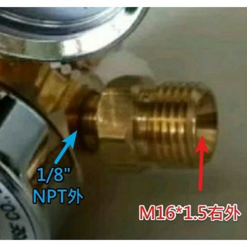 ╭☆°鋼瓶小舖” 台製後入式氧氣調壓錶壓力調整器迷你錶O2錶輕巧型，氬氣氮氣氧氣氦氣適用