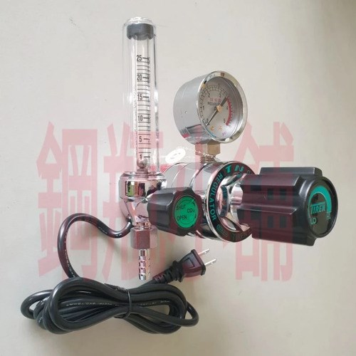 ╭☆°鋼瓶小舖”台製二氧化碳調整器加熱式CO2錶，電壓110V/220V兩種