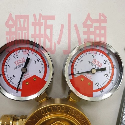 ╭☆°鋼瓶小舖” 台製精品 TIREN銅製乙炔錶調壓閥 壓力調整器
