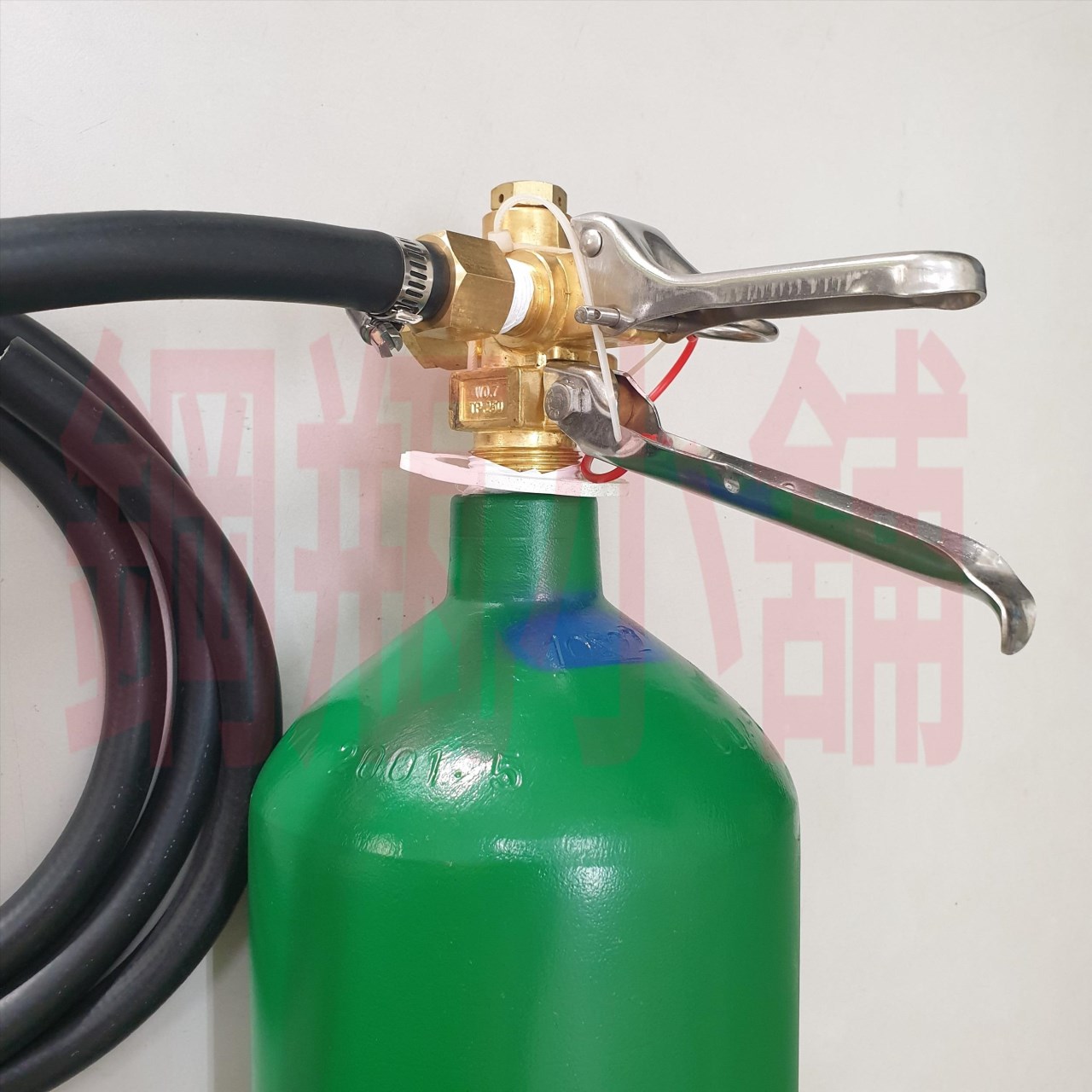 ╭☆°鋼瓶小舖”3.5L壓板式鋼瓶＋專用管件180cm組合(已灌二氧化碳CO2)水電/通管路專用~